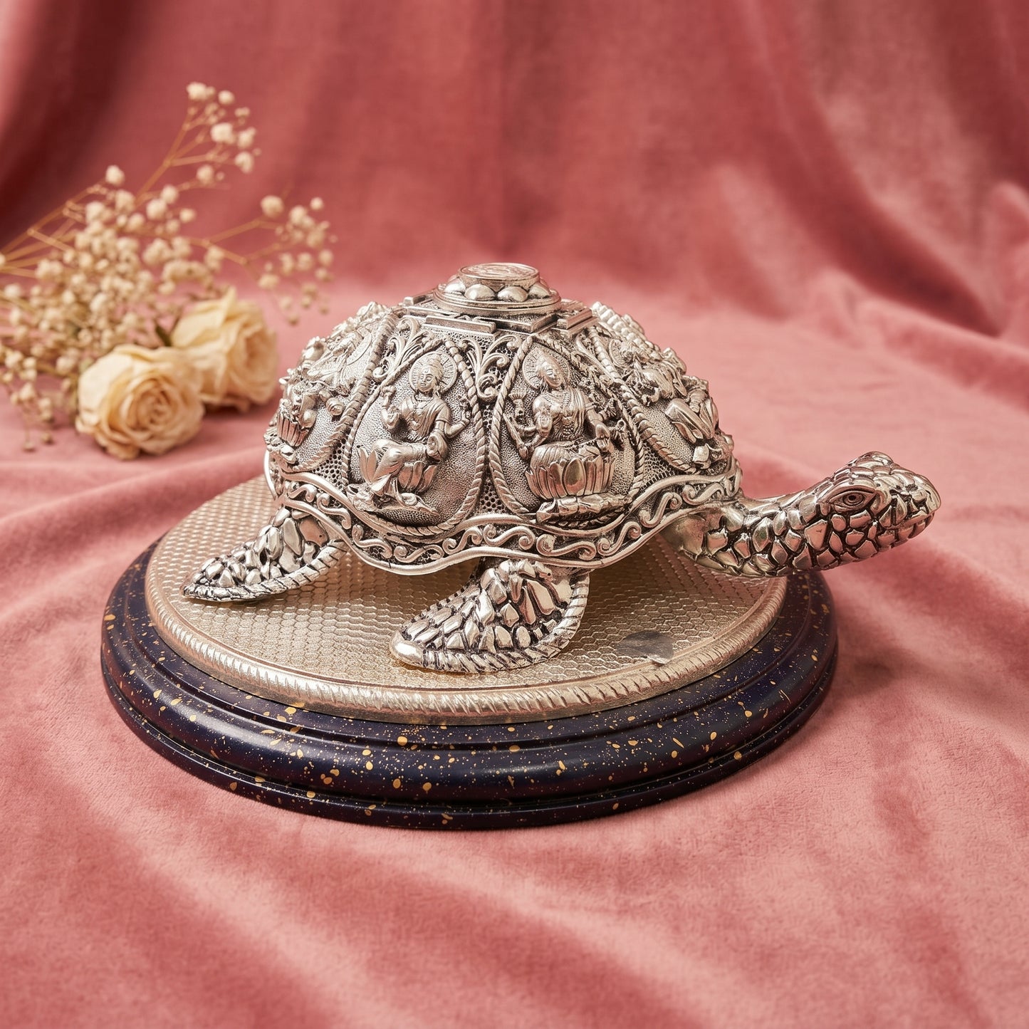 Silver Ashtalakshmi Tortoise