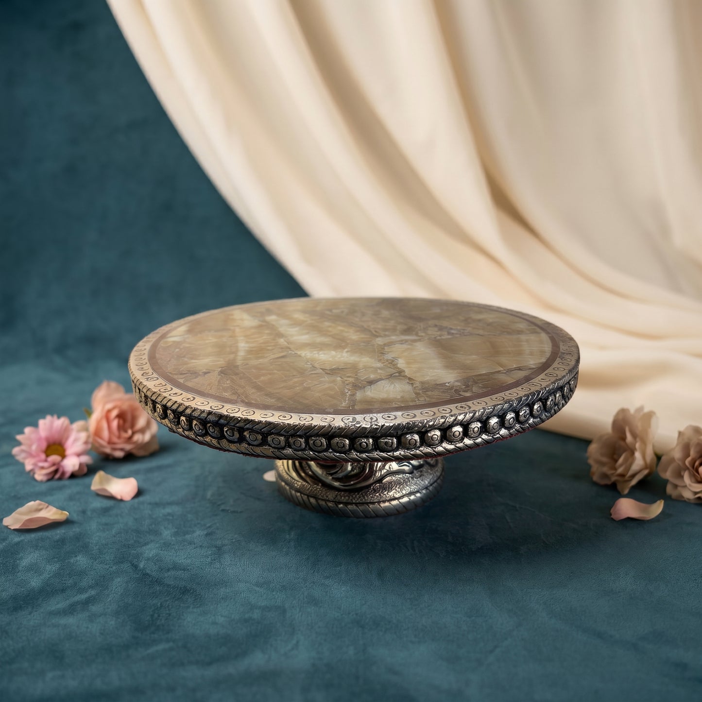 Silver Round Cake Platter