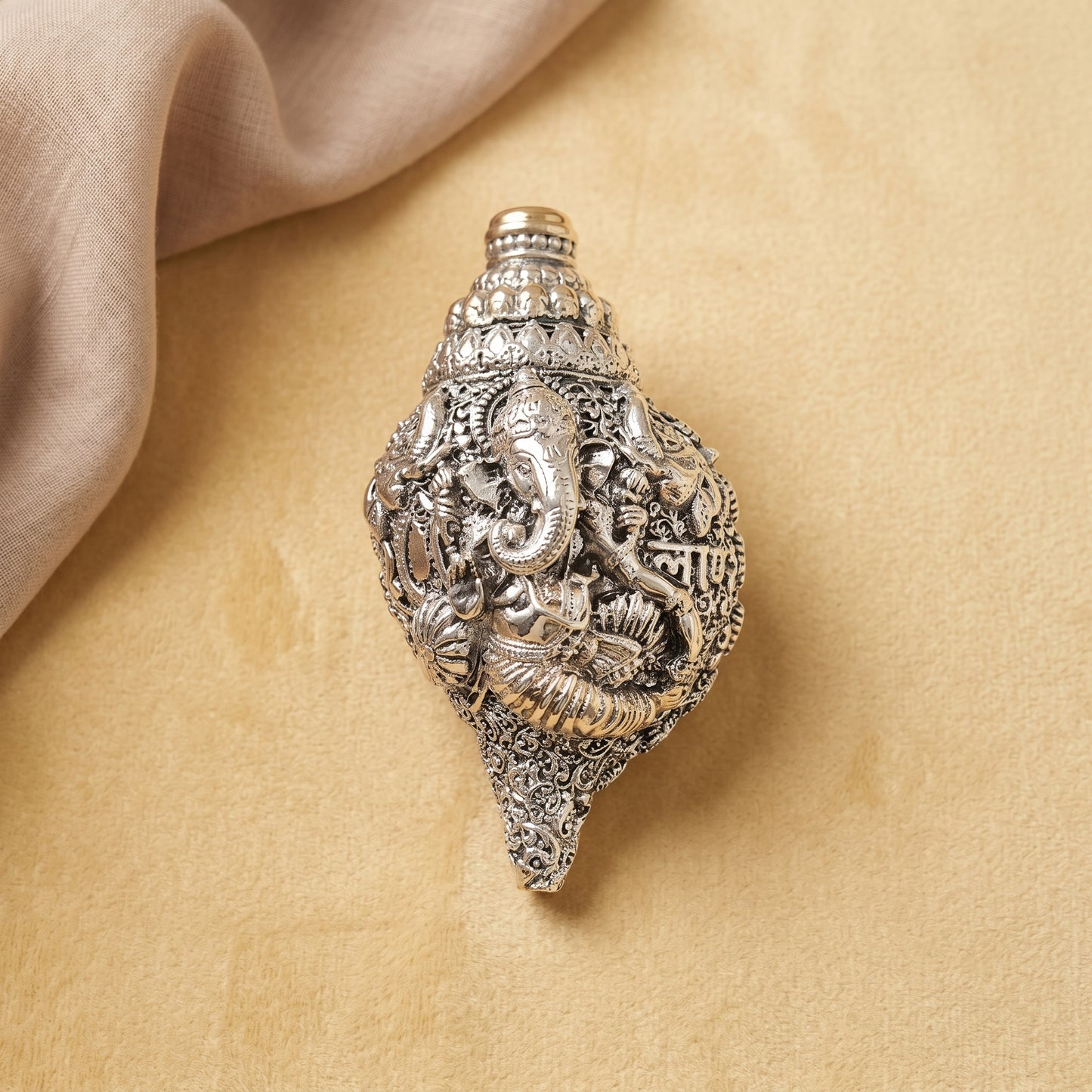 Silver Ganesh Shankh