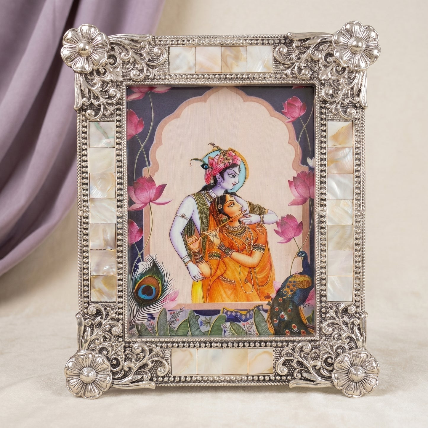 Silver MOP Photo Frame