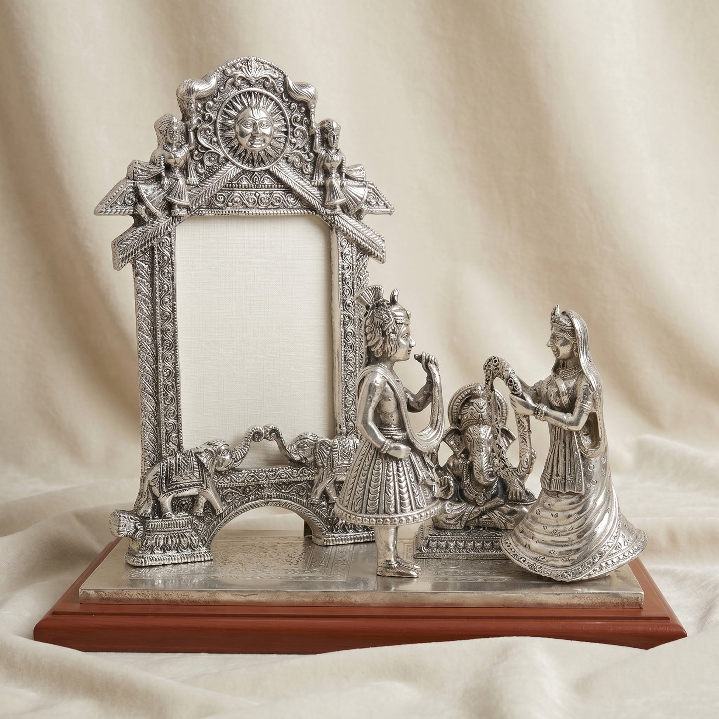 Silver Surya Wedding Card