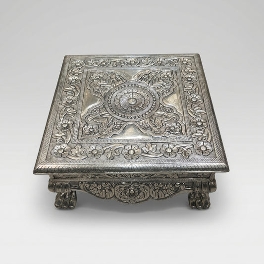 Silver Elegant Chowki