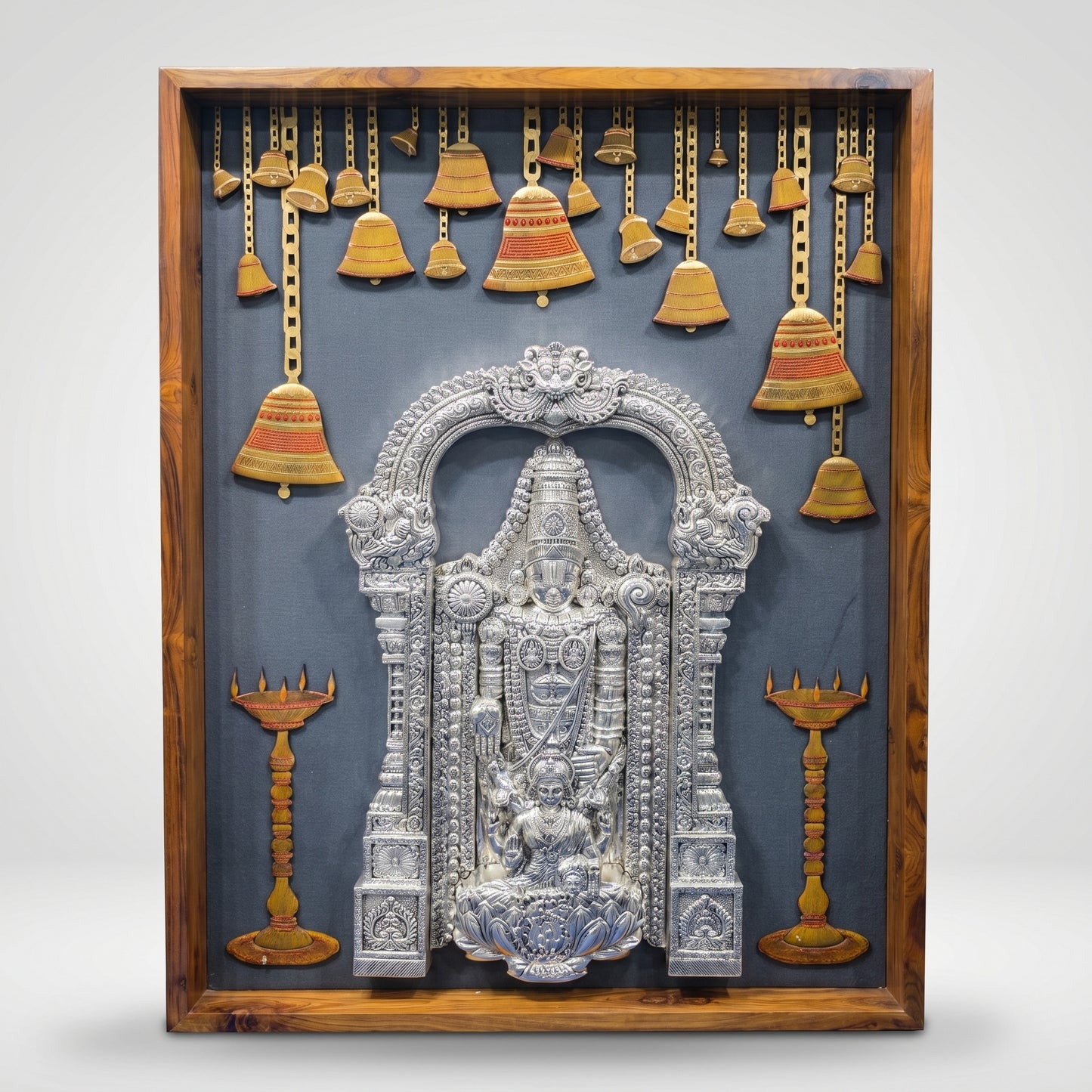 Silver Tirupati Balaji Frame