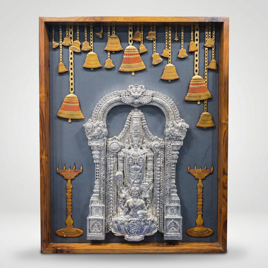 Silver Tirupati Balaji Frame
