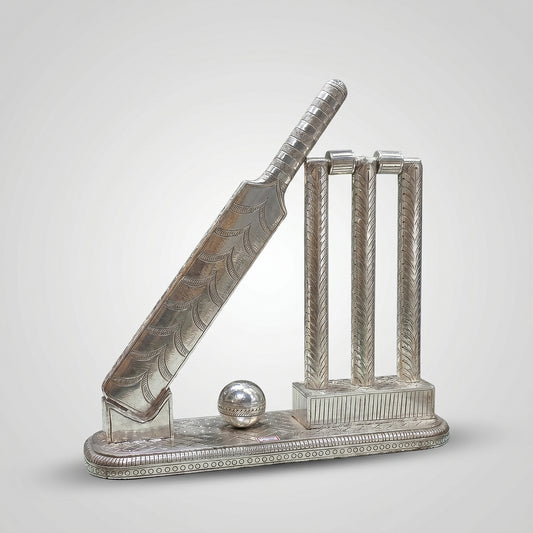 Silver Cricket Set