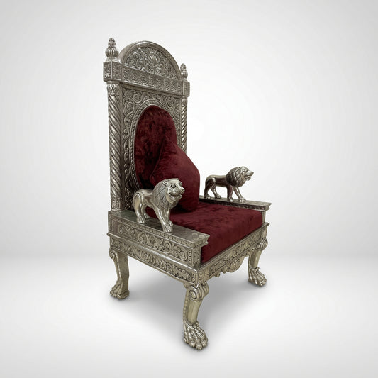Silver Maharaja Chair