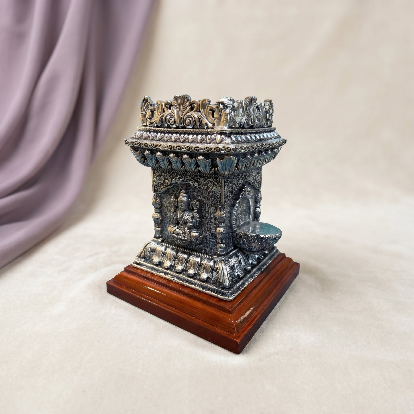 Silver Small Tulsi Pot
