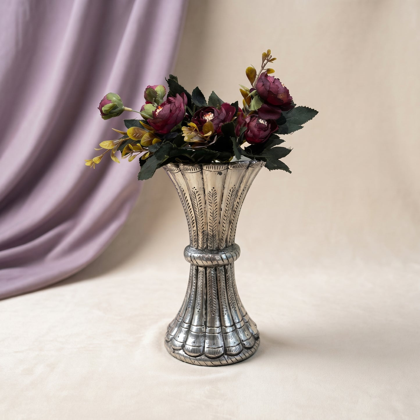 Silver Rajsi Flower Vase