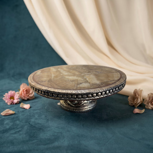 Silver Round Cake Platter