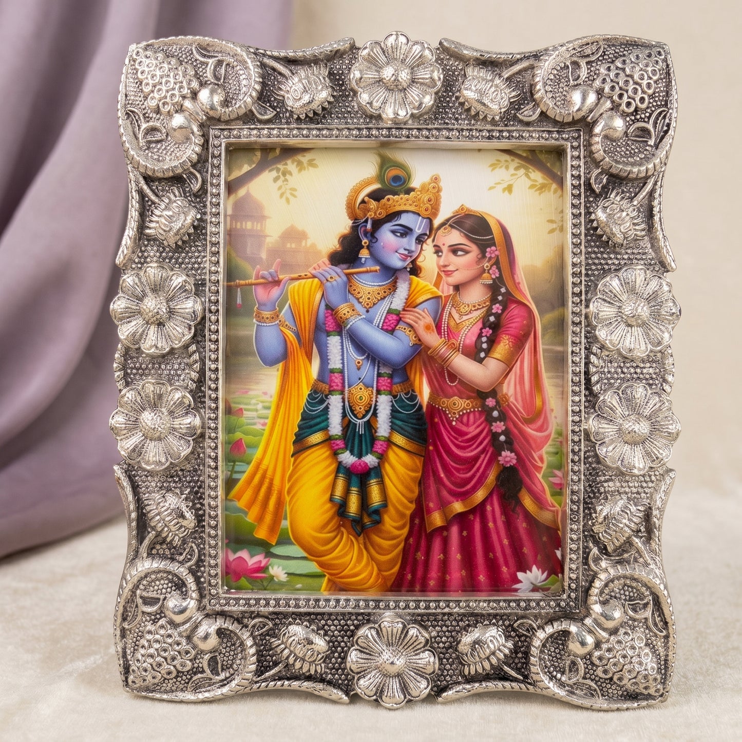 Silver Angoor Photo Frame