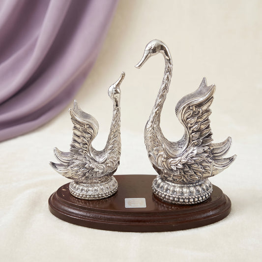 Silver Chinese Swans