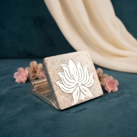 Silver Lotus Mobile Stand