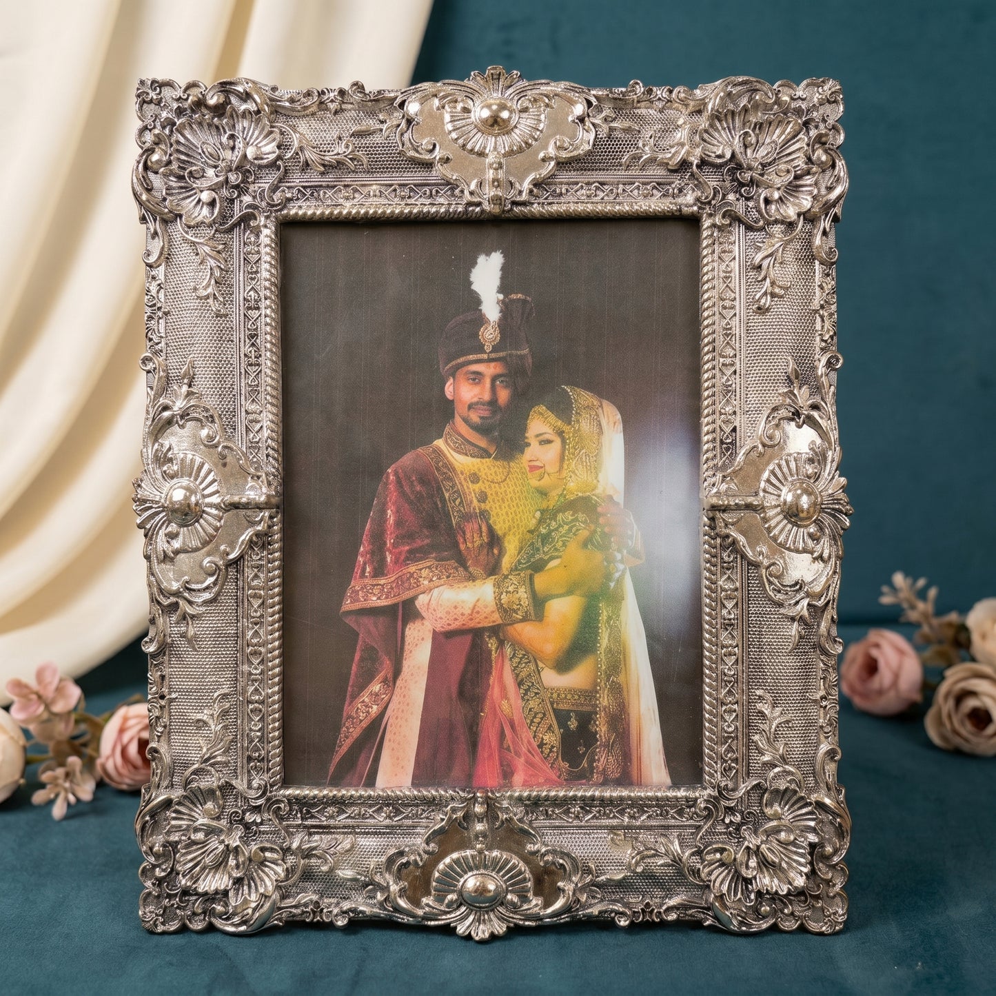Silver Victorian Photo Frame