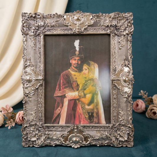 Silver Victorian Photo Frame