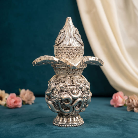 Silver Om Kalash