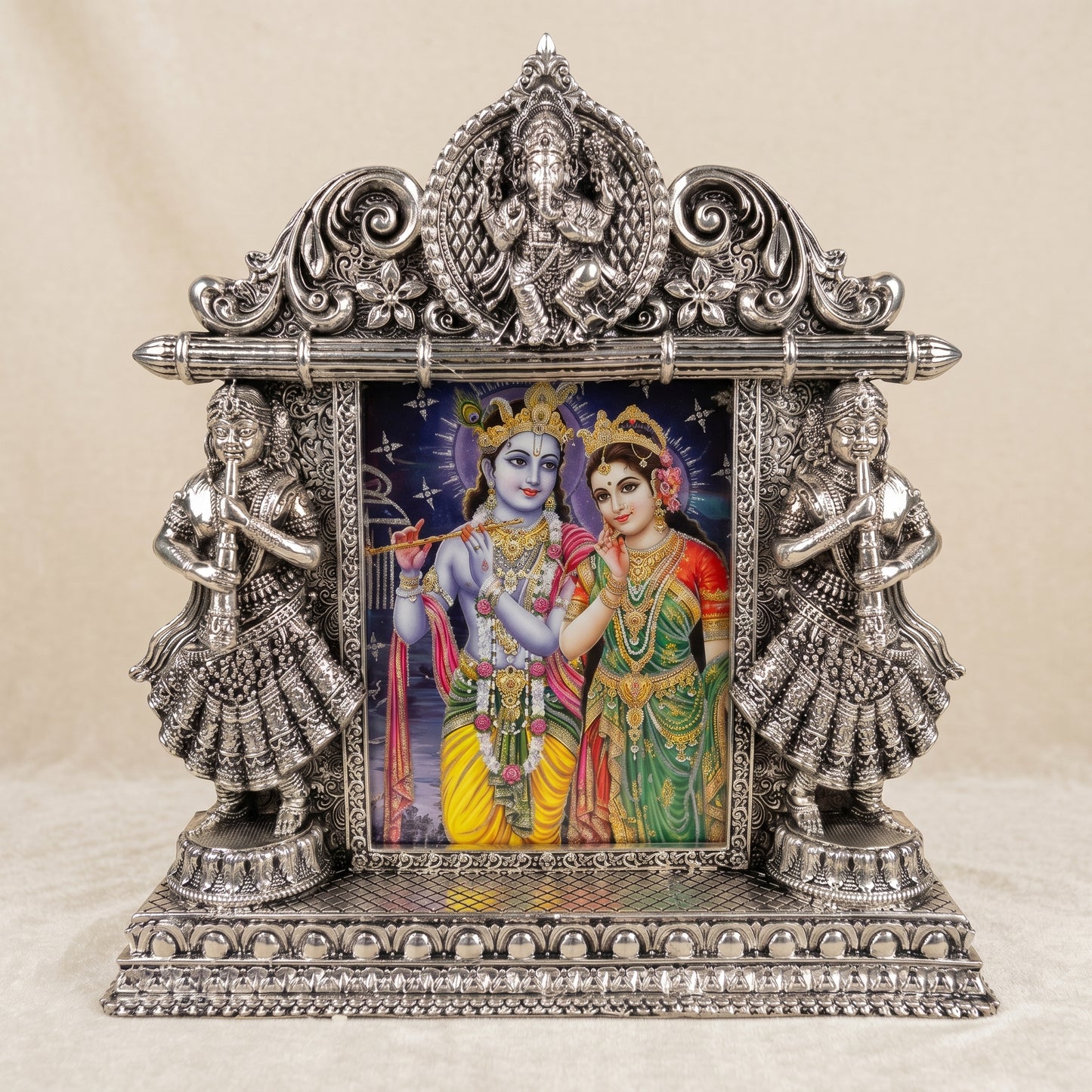 Silver Wedding Card Frame