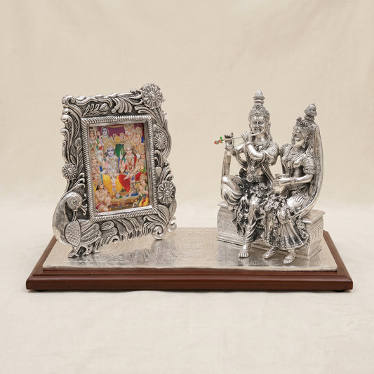 Silver Divine Wedding Card