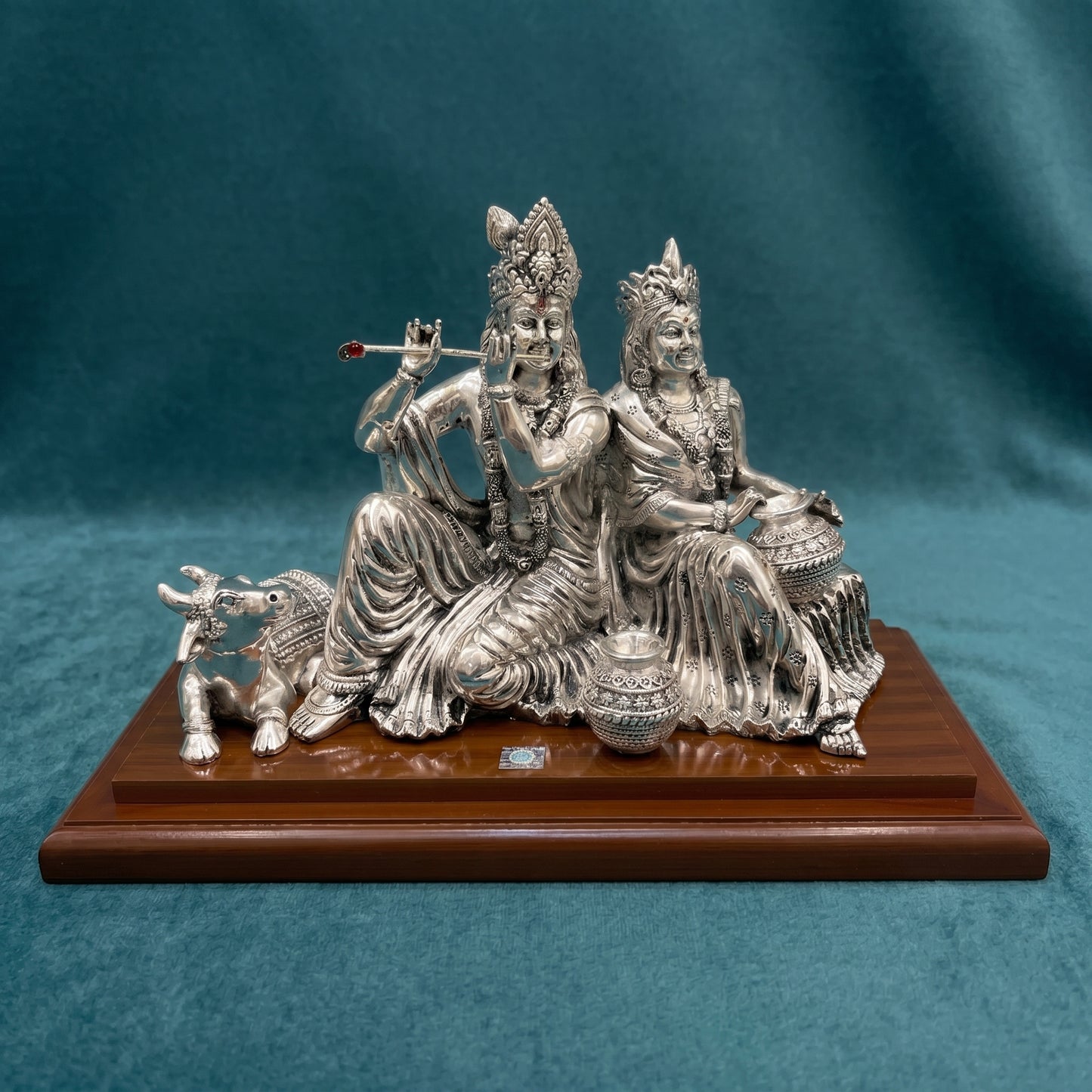 Silver Radha Krishna Fusion